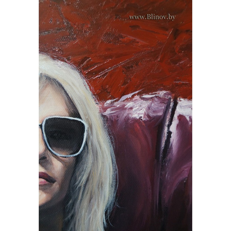 Женский портрет маслом 201